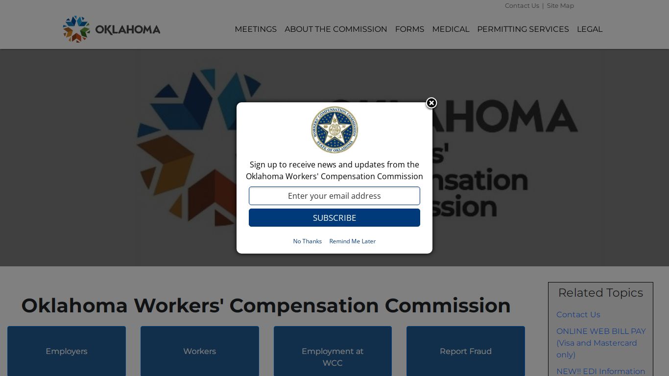 Oklahoma Workers' Compensation Commission - Home